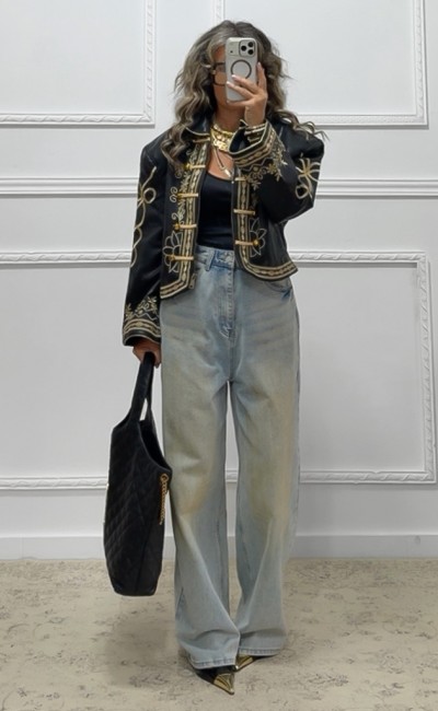 Oversized jacket napoleone