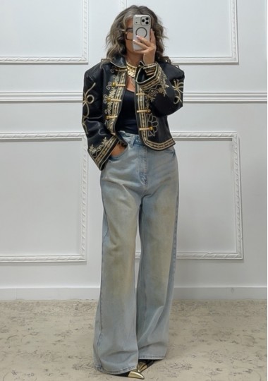 Oversized jacket napoleone