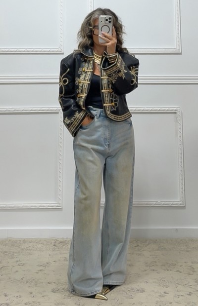 Oversized jacket napoleone