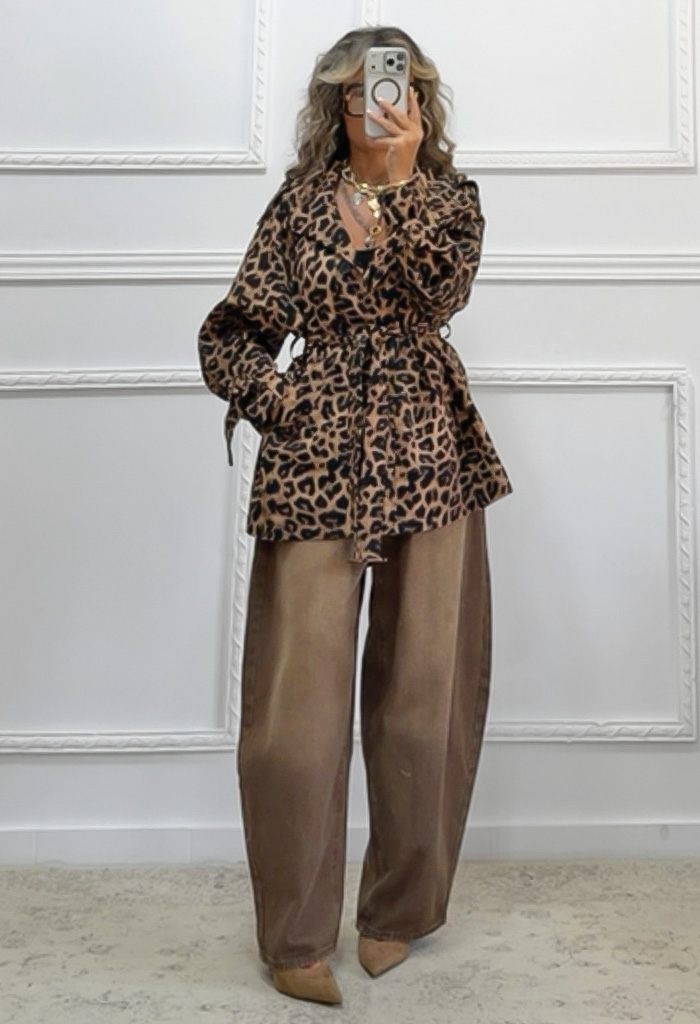 Καμπαρντίνα animalprint Καμπαρντίνα animalprint