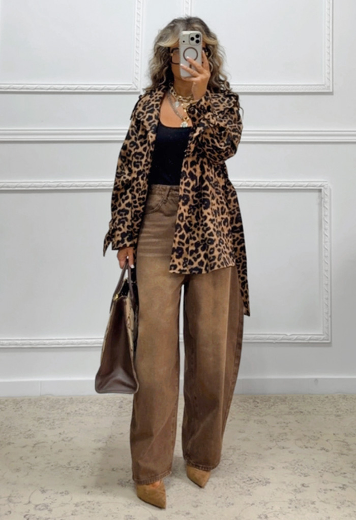 Καμπαρντίνα animalprint Καμπαρντίνα animalprint