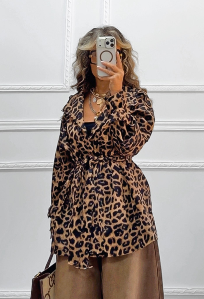 Καμπαρντίνα animalprint Καμπαρντίνα animalprint