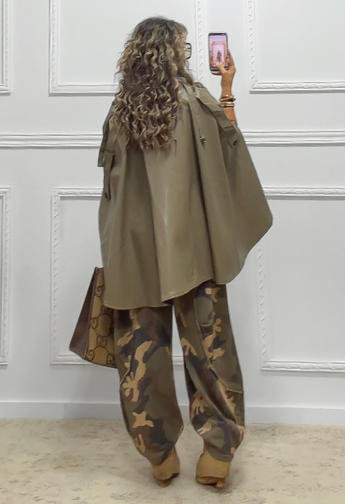 Eco leather κάπα-jacket Eco leather κάπα-jacket