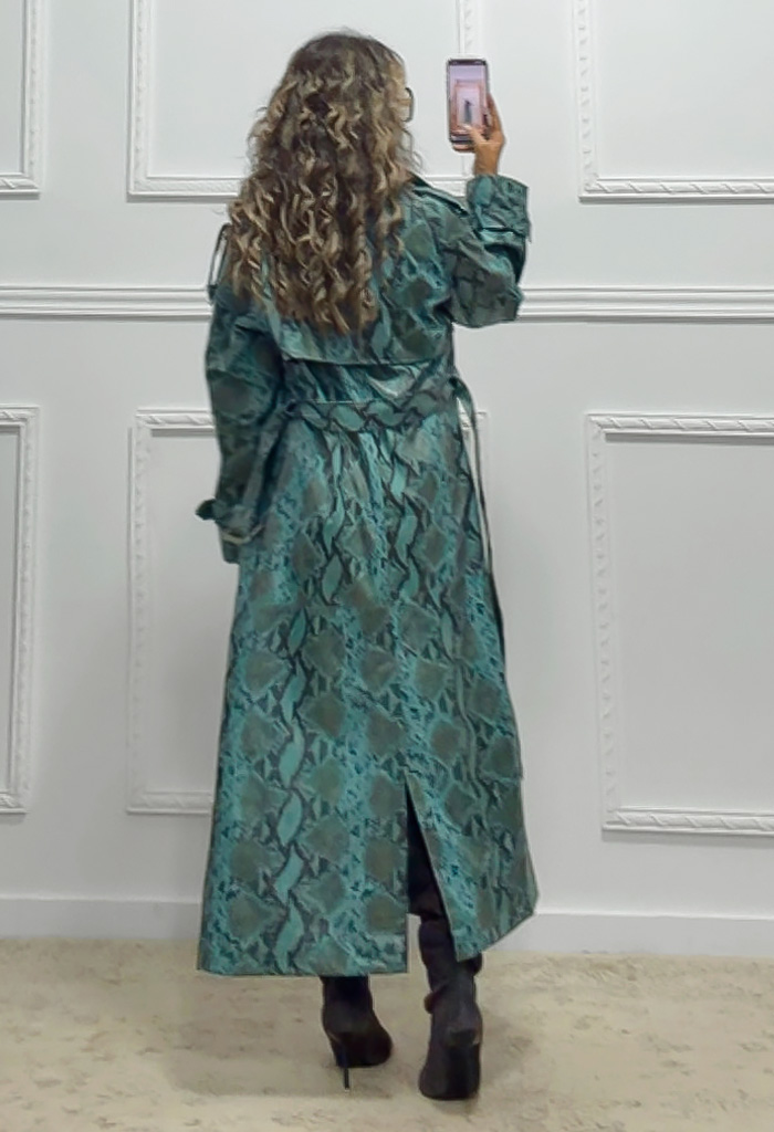 Καμπαρντίνα snake print Καμπαρντίνα snake print