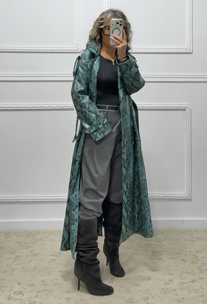 Καμπαρντίνα snake print Καμπαρντίνα snake print