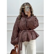 Καπιτονέ puffer καφέ Καπιτονέ puffer καφέ