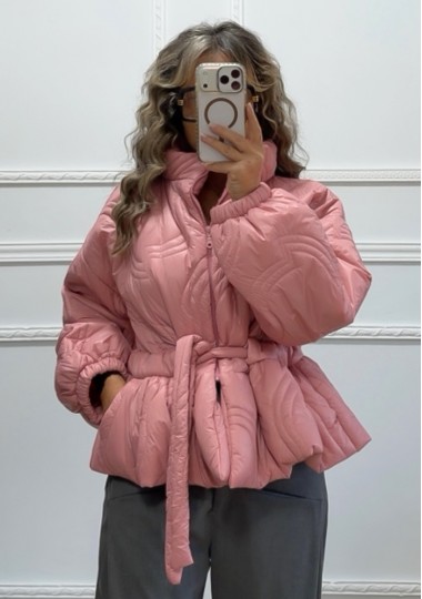 Καπιτονέ puffer ροζ
