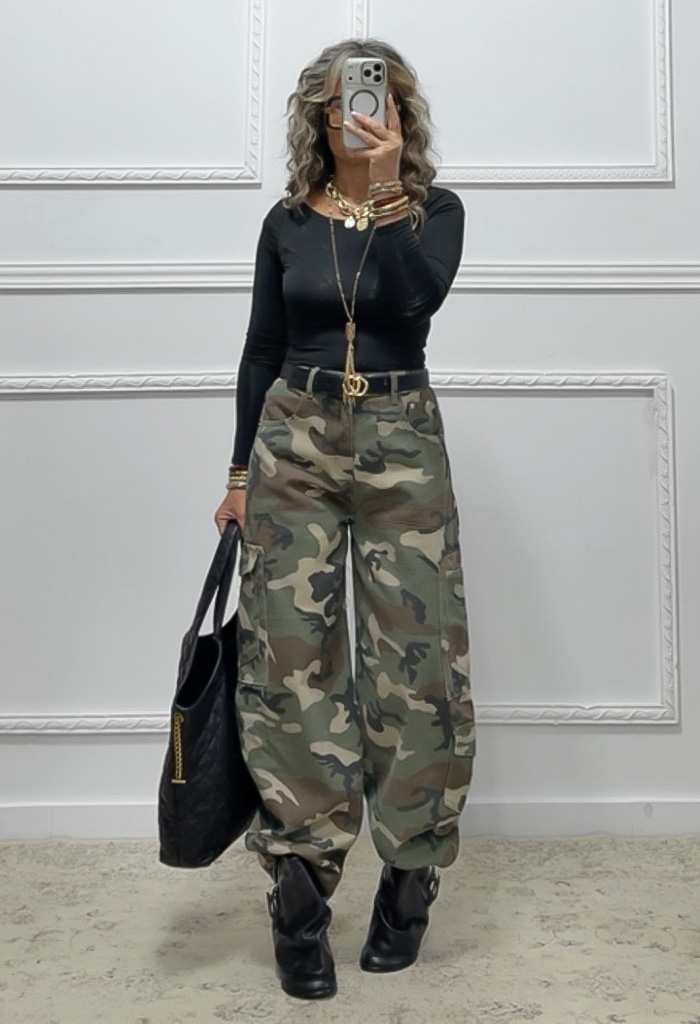 Παντελόνι army print Παντελόνι army print
