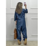 Ολόσωμη φόρμα σε super baggy γραμμή Ολόσωμη φόρμα σε super baggy γραμμή