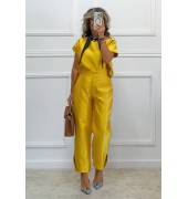 Tailored παντελόνι κίτρινο Tailored παντελόνι κίτρινο