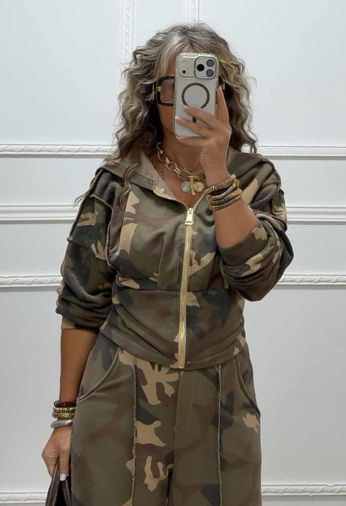 Jacket army print Jacket army print