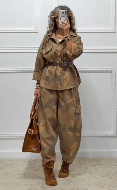 Παντελόνι army print Παντελόνι army print