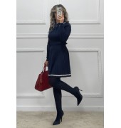 Σετ φούστα και μπλούζα μπλε Σετ φούστα και μπλούζα μπλε