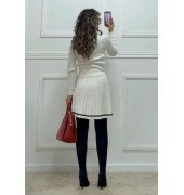 Σετ φούστα και μπλούζα άσπρο Σετ φούστα και μπλούζα άσπρο