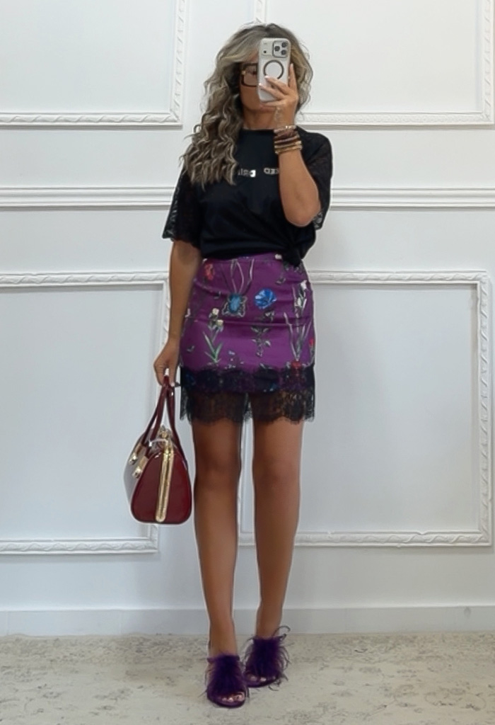 Mini φούστα VIOLET