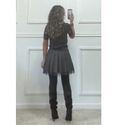 Πλισέ φούστα γκρι Πλισέ φούστα γκρι