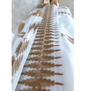 Midi φόρεμα με κεντήματα
