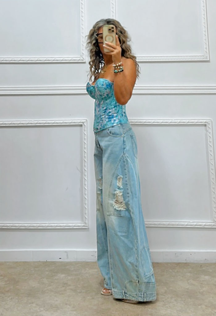 Balloon παντελόνι τζιν