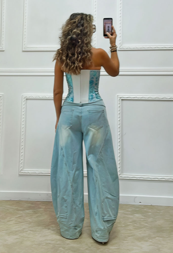 Balloon παντελόνι τζιν