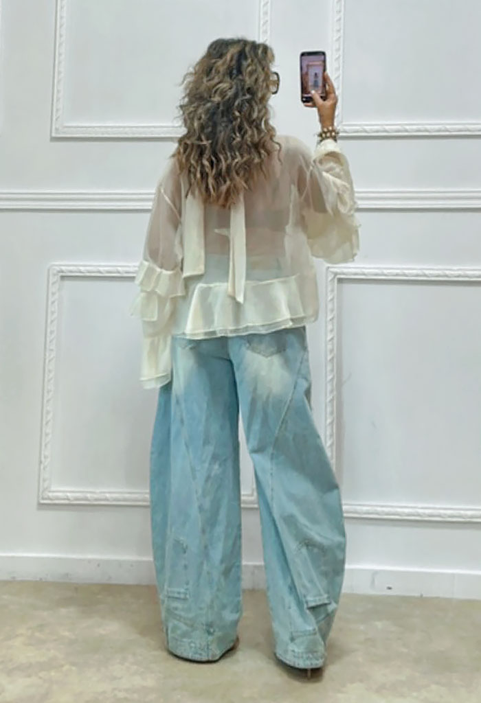 Balloon παντελόνι τζιν