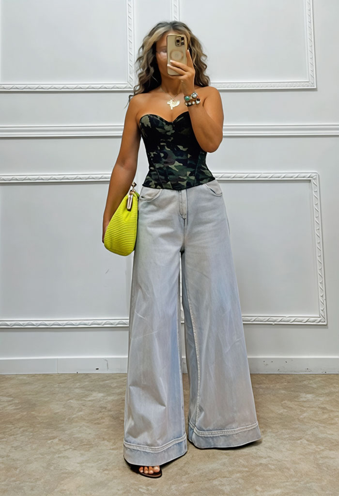 Μπούστο σε army print