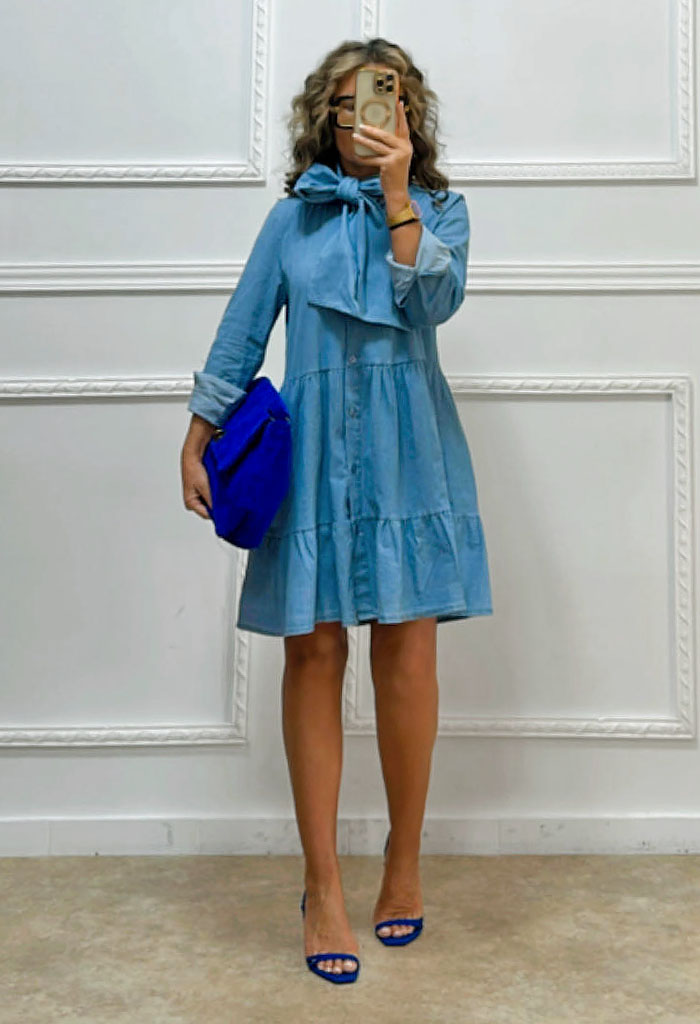 Oversized φόρεμα cotton 