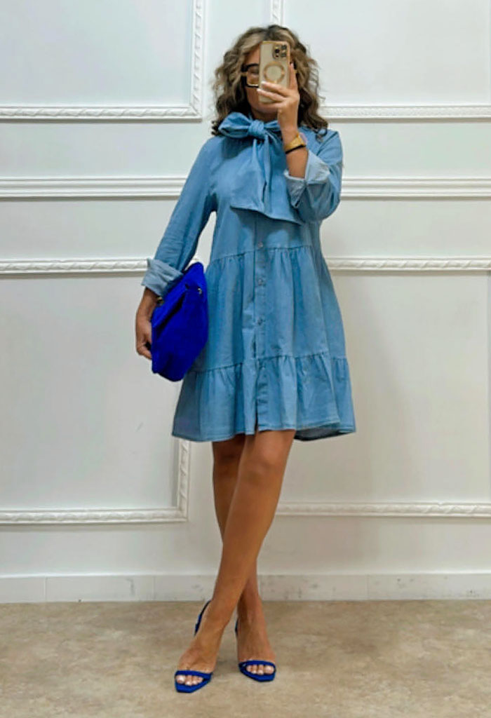 Oversized φόρεμα cotton 