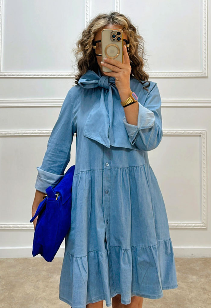 Oversized φόρεμα cotton 