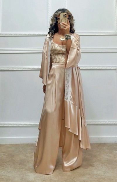 Σετ παντελόνα τοπ και κιμονό