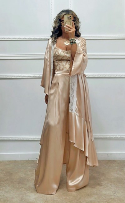 Σετ παντελόνα τοπ και κιμονό