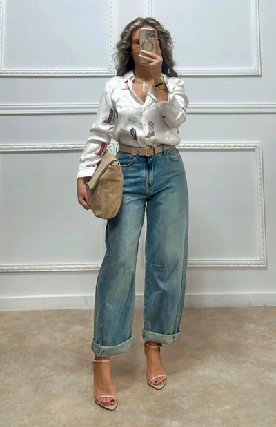 Πουκάμισο με καουμπόικες μπότες