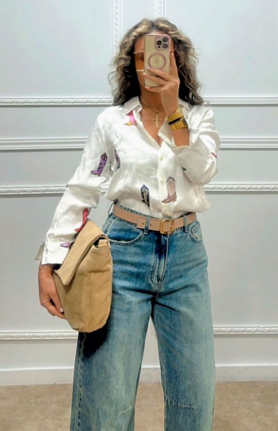 Πουκάμισο με καουμπόικες μπότες