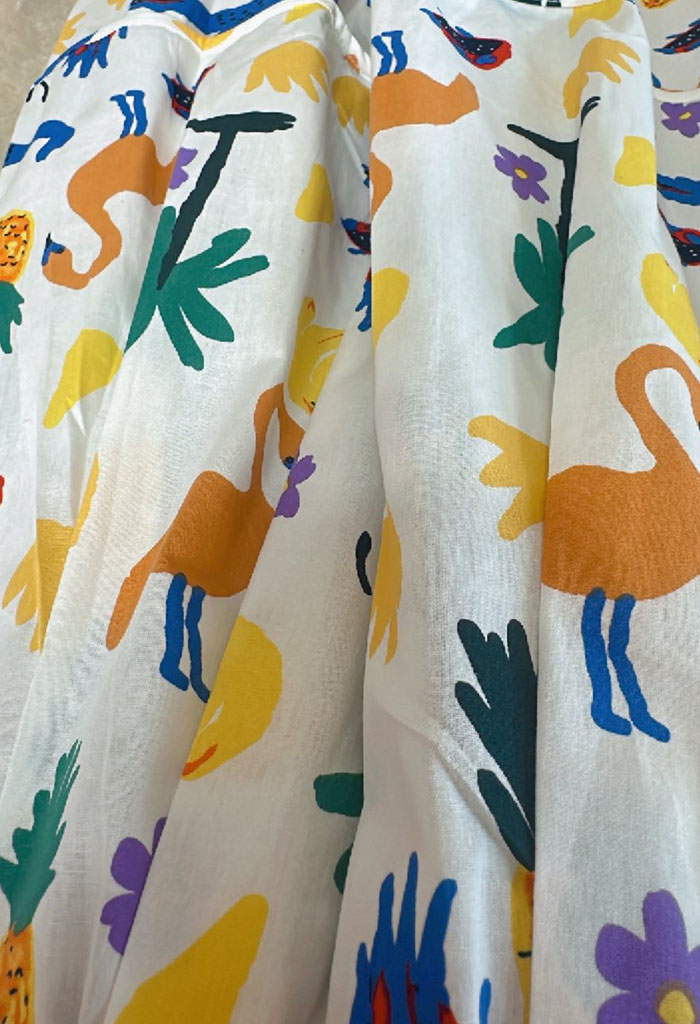 Boho μακριά φούστα