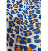 Φούστα animal print μπλε