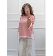 Μερσεριζέ μπλούζα ροζ