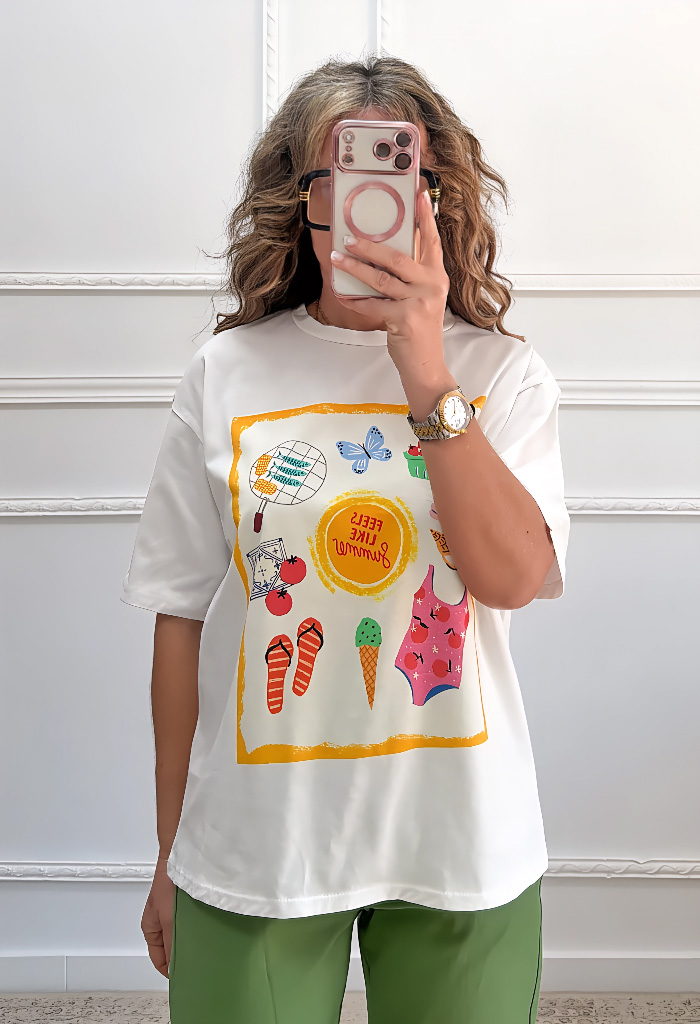 T-shirt βαμβακερό