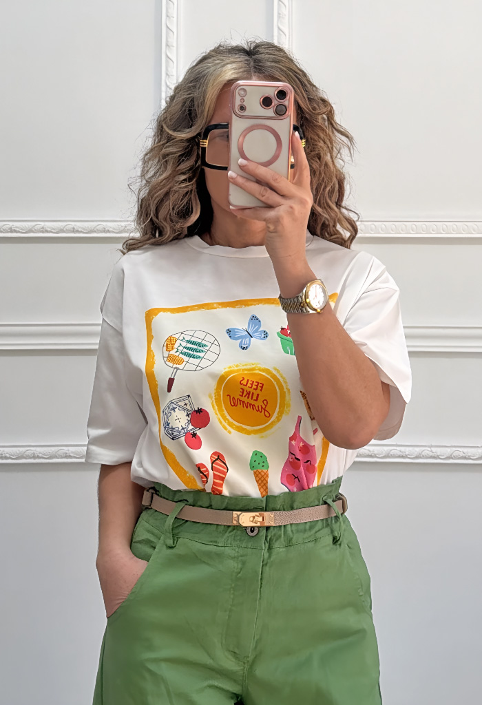 T-shirt βαμβακερό