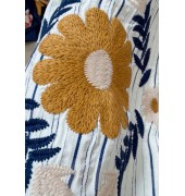 Boho μπλούζα με κεντήματα