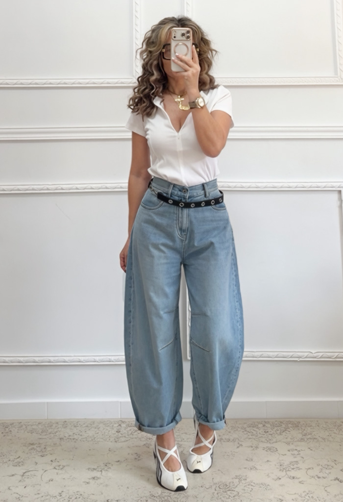 Μπλουζάκι με φερμουάρ λευκό