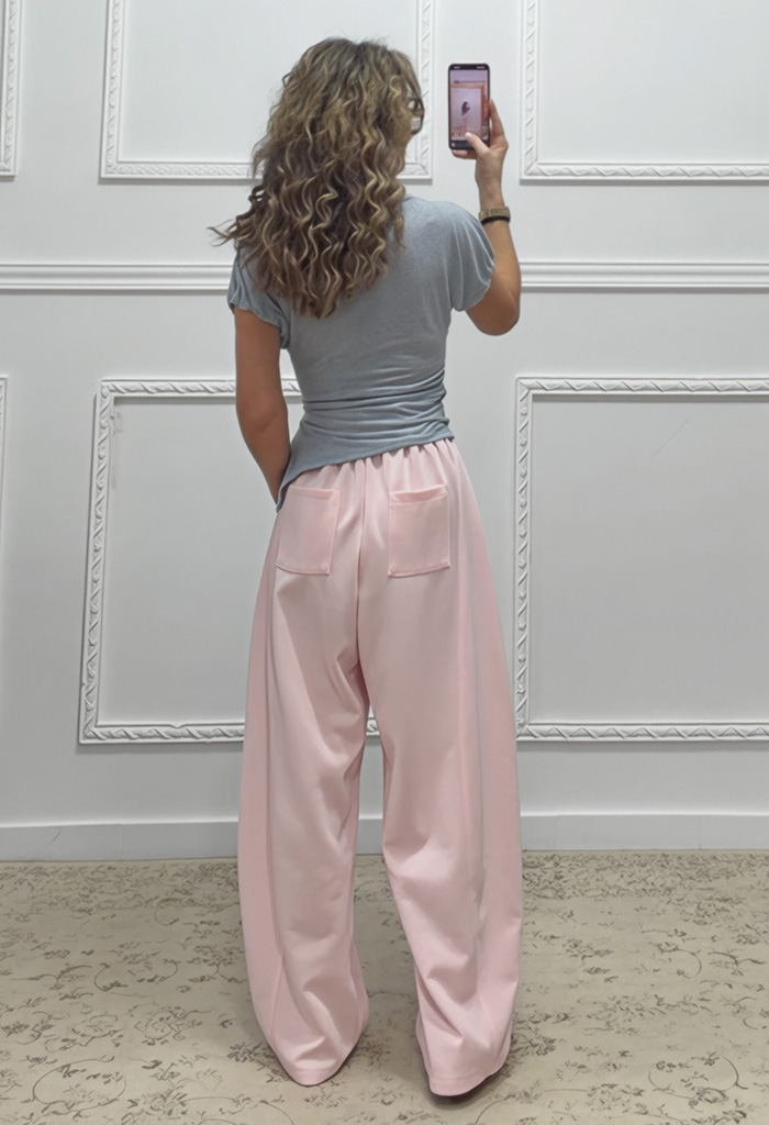 Μπλούζα με άνοιγμα γκρι