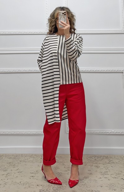 Τζιν παντελόνι κόκκινο