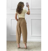 Μπλουζάκι με φερμουάρ κίτρινο