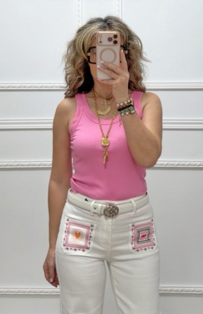 Ριπ μπλουζάκι φούξια