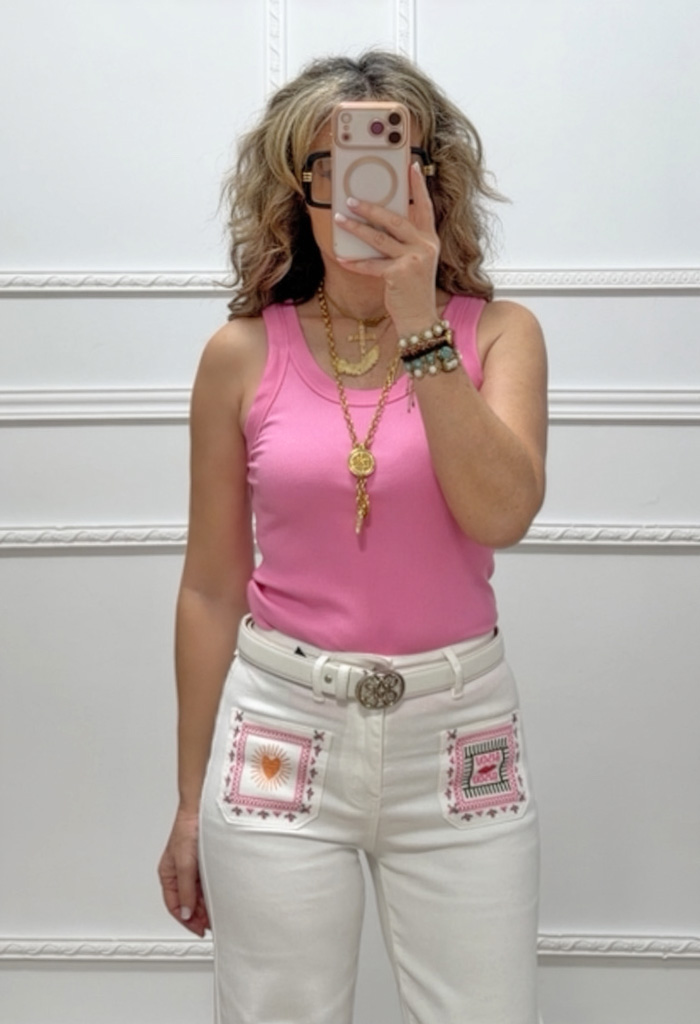 Ριπ μπλουζάκι φούξια