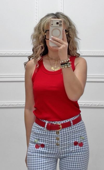 Ριπ μπλουζάκι κόκκινο