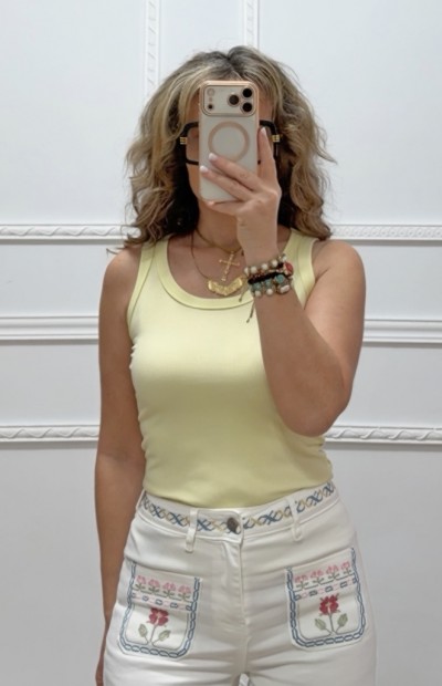 Ριπ μπλουζάκι κίτρινο