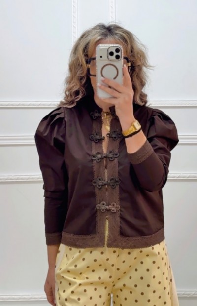 Μπλούζα καφέ