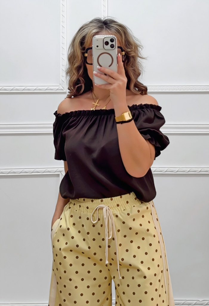 Μπλούζα καφέ