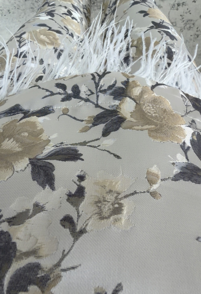 Φλοράλ μπλούζα με φτερά