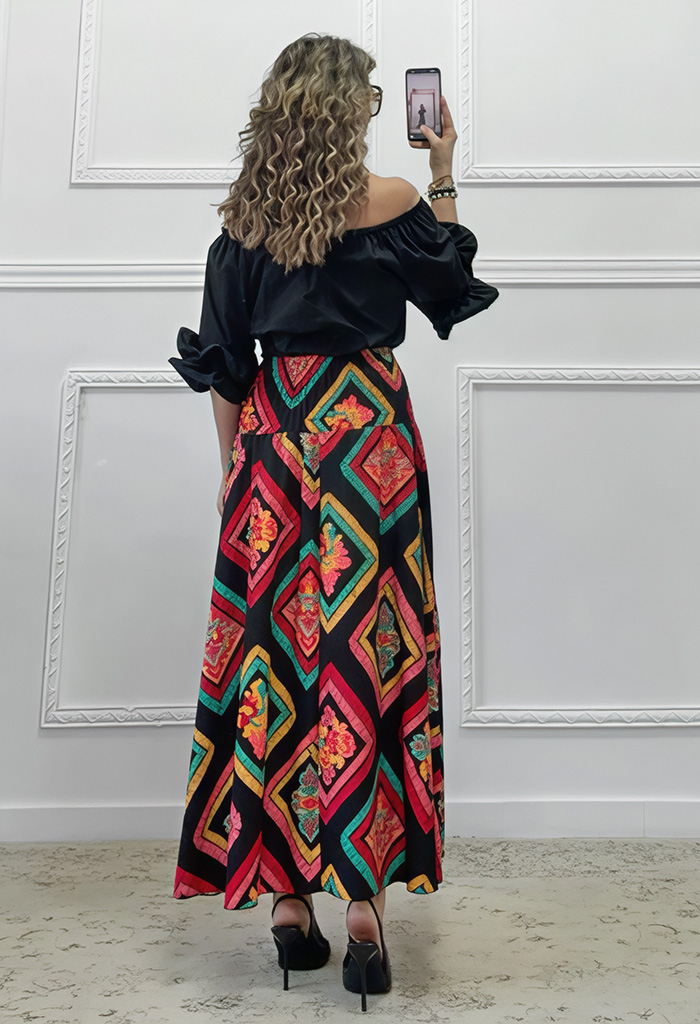 Boho φούστα